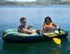 Двухместная надувная лодка Intex + пластиковые весла и ручной насос SeaHawk 2 Set 236x114x41 cм (68347)