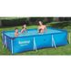 Каркасний прямокутний басейн Bestway Steel Splash Pro Frame Pool, 400х211х81 см (56405BW)