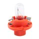 Лампа розжарювання Brevia BAX 12V 1,1W B8,4d Orange CP, 10шт