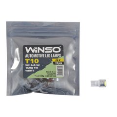 LED автолампа Winso 24V SMD T10 W2.1x9.5d 1LED 1W, white 10шт.уп.